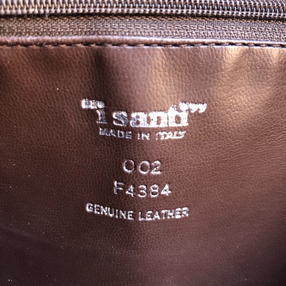 I Santi VTG Pebble Leather Duffel Bag Weekender 💼 - Picture 12 of 12